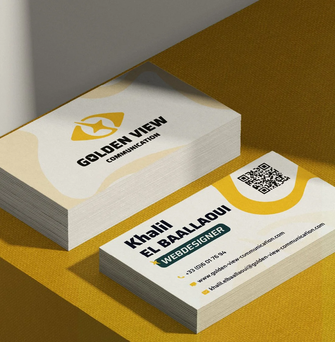 Cartes de visite de Golden View Communication