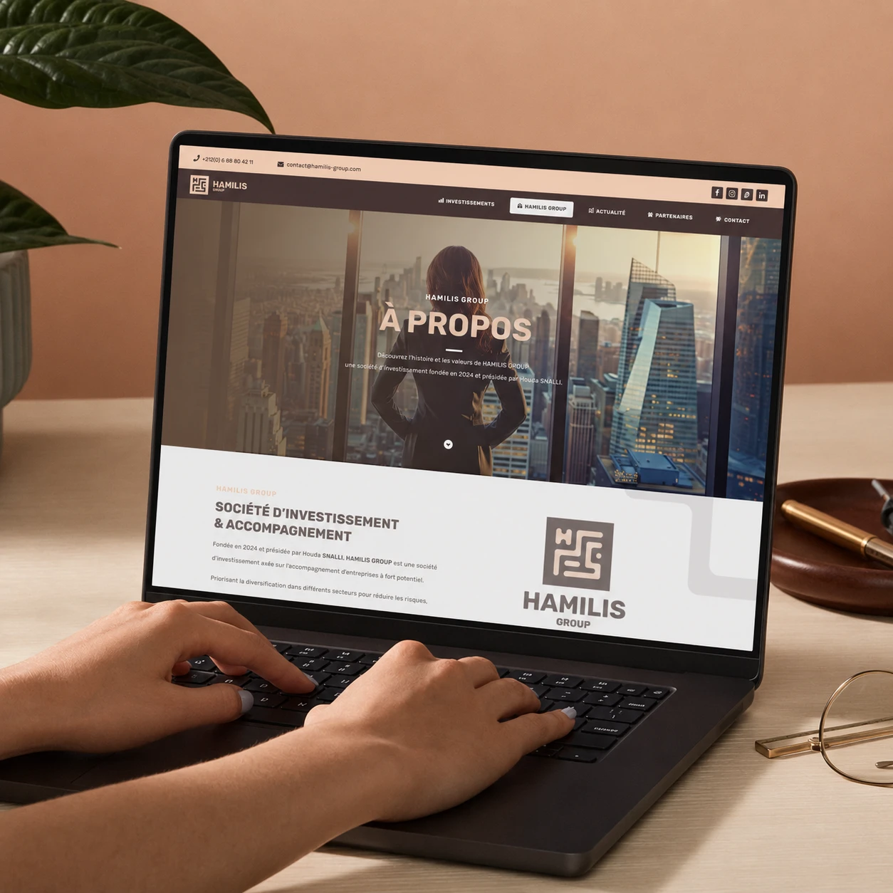 Site internet · Hamilis Group