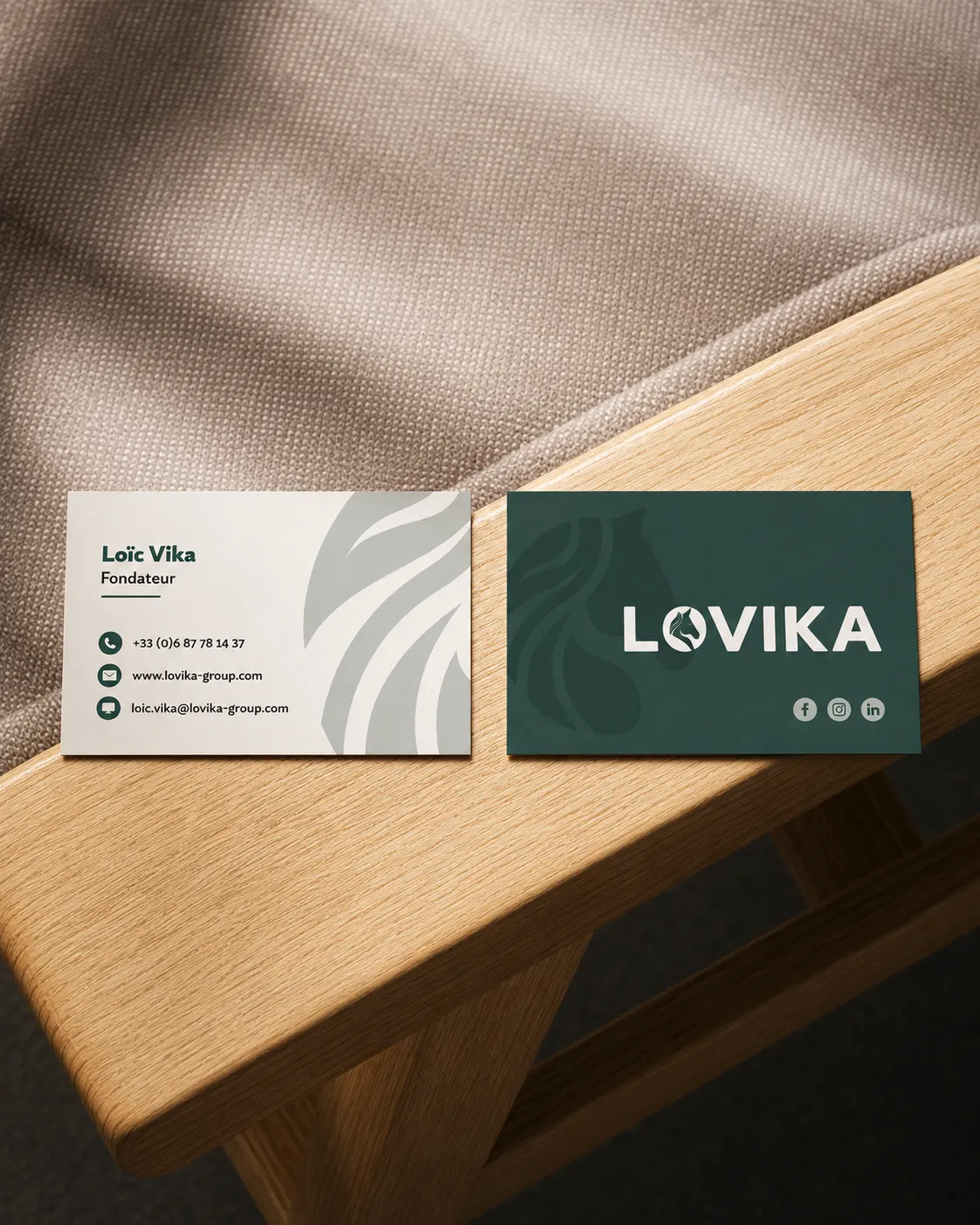 Cartes de visite · Lovika
