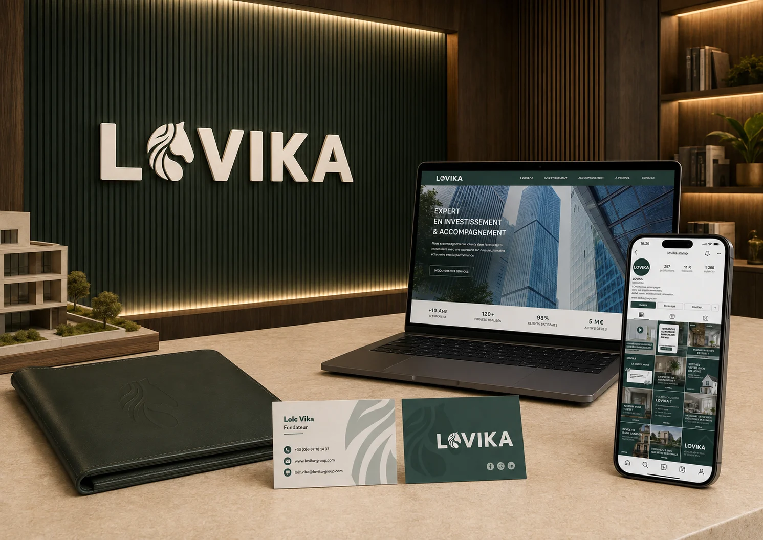 Aperçu du projet Lovika