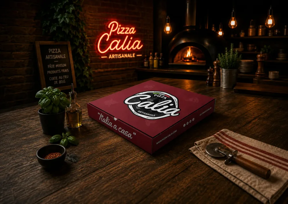 Aperçu du projet Pizza Calia