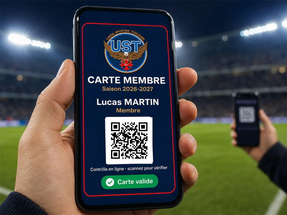 Cartes membres numériques · US Toulouse